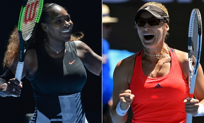 35-year-old Serena Williams and a 34-year-old Mirjana Lucic-Baroni will play off for a place in the final. AP