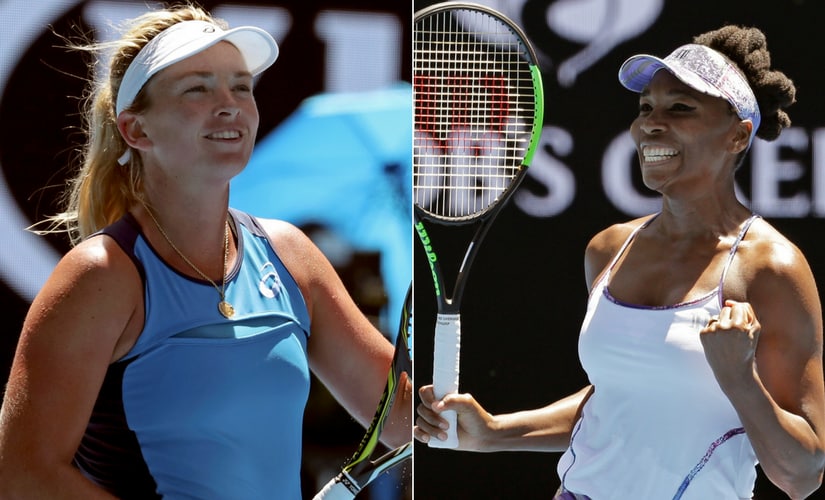 The first semi-final is an all-American affair between CoCo Vandeweghe and Venus Williams. AP