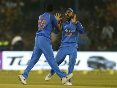 Virat Kohli termed the bowling efforts of veteran Ashish Nehra and Jasprit Bumrah as "outstanding". AP