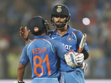 India vs England: Kedar Jadhav says he got the benefit of batting alongside Virat Kohli India vs England: Kedar Jadhav says he got the benefit of batting alongside Virat Kohli