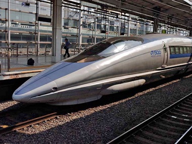 Mumbai-Ahmedabad bullet train route unveiled; will go from BKC to Sabarmati in 150 mins Mumbai-Ahmedabad bullet train route unveiled; will go from BKC to Sabarmati in 150 mins