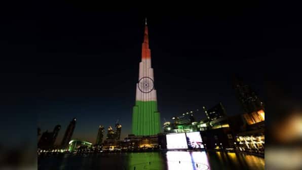 Narendra Modi in UAE: Dubai's Burj Khalifa lights up with Tricolour to mark Indian PM's second visit