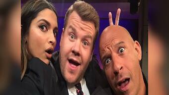 Deepika Padukone demonstrates Lungi Dance to James Corden on The Late Late Show