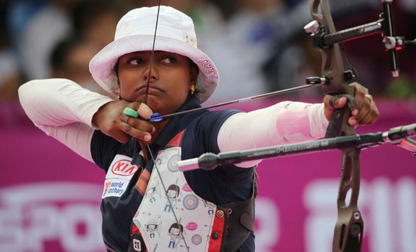Deepika Kumari, considered India’s prodigal daughter in the field of archery, however could not live up to her billing. Getty Images