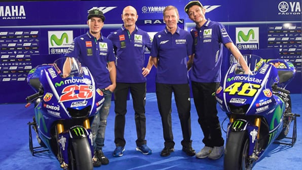 MotoGP 2017: Team Movistar Yamaha unveils new YZR-M1 and rider line-up
