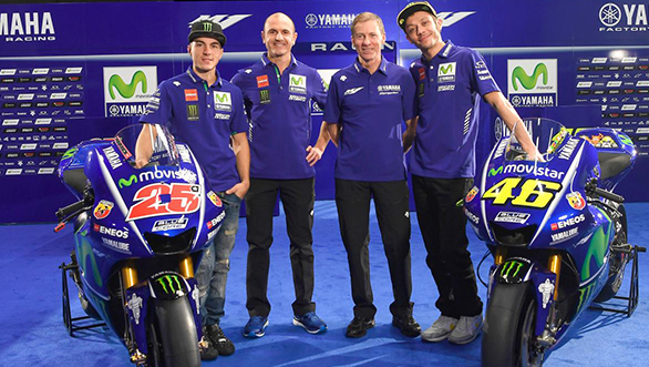 MotoGP 2017: Team Movistar Yamaha unveils new YZR-M1 and rider line-up MotoGP 2017: Team Movistar Yamaha unveils new YZR-M1 and rider line-up