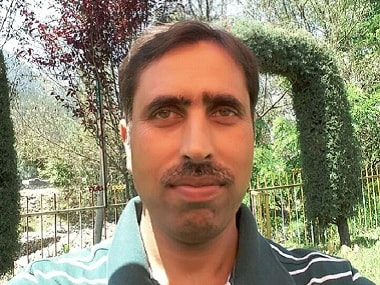 Rubanji Saproo, who lives in Srinagar at the Sheikhpora transit camp. Firstpost/Ishfaq Naseem