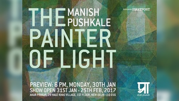 The Painter of Light: Manish Pushkale's canvasses are the focus of a new exhibition in Delhi