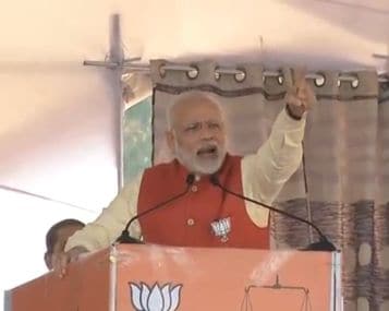 Prime Minister Narendra Modi in Jalandhar.