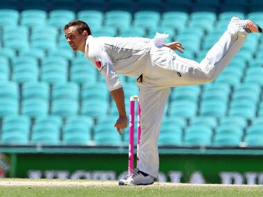 File photo of Australian spinner Steve O'Keefe. AFP