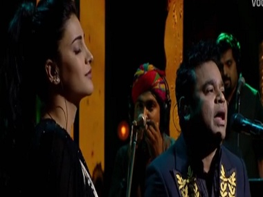Watch: AR Rahman owns the unplugged version of 'Ranjha Ranjha' with Shruti Haasan Watch: AR Rahman owns the unplugged version of 'Ranjha Ranjha' with Shruti Haasan