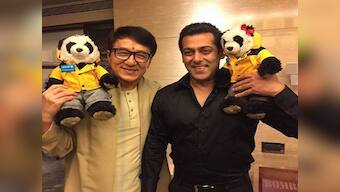 Jackie Chan meets Salman Khan during his India visit to promote Kung Fu Yoga