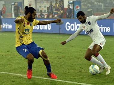 Sandesh Jhingan (L) said he is elated to have joined Bengaluru FC. Getty Images