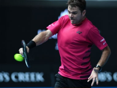 Stan Wawrinka in action against Martin Klizan in the Australian Open. AFP