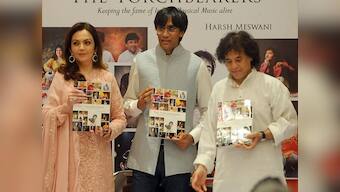 New book on torchbearers of Indian classical music launched by Nita Ambani, Zakir Hussain