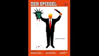 German magazine's controversial cover depicts Donald Trump beheading Statue of Liberty