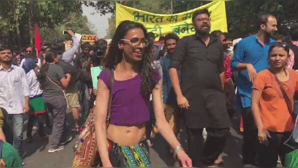 Delhi College Protests