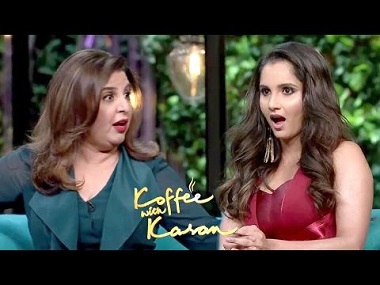 Koffee with Karan season 5 with Farah Khan, Sania Mirza: Part boring, part laugh riot Koffee with Karan season 5 with Farah Khan, Sania Mirza: Part boring, part laugh riot