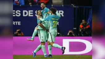 Copa del Rey: Luis Suarez, Lionel Messi give Barcelona advantage in 1st leg of semi-final against Atletico