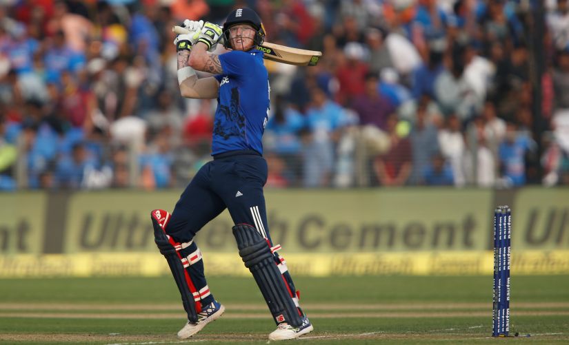 England's Ben Stokes plays a shot. Reuters