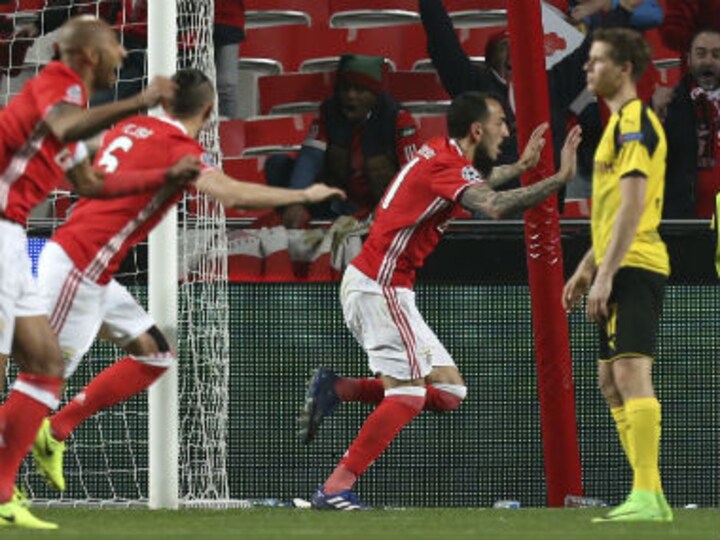 Champions League: Benfica edge past wasteful Borussia Dortmund in first leg of last 16