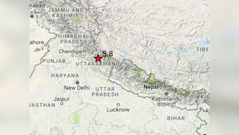 Earthquake of 5.8 magnitude hits Uttarakhand, northern India; no reports of damage