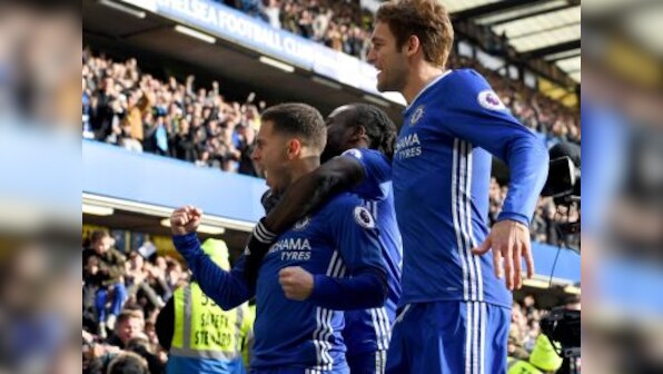 Premier League: Chelsea ride on Eden Hazard's heroics to trounce Arsenal, cement top spot
