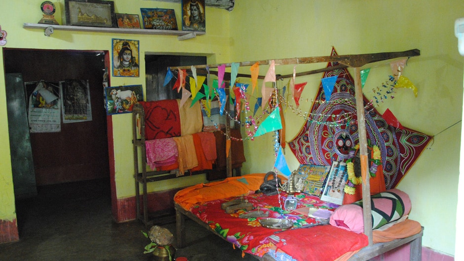 SARASWATI'S ROOM, WHERE NOW HIS BELONGINGS HAVE BEEN KEPT.