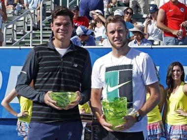 Delray Beach Open: Jack Sock takes title as injured Milos Raonic withdraws before final