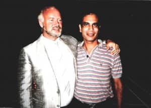 Erland Kops (left) with 1965 Asian champion Dinesh Khanna. Firstpost/Shirish Nadkarni