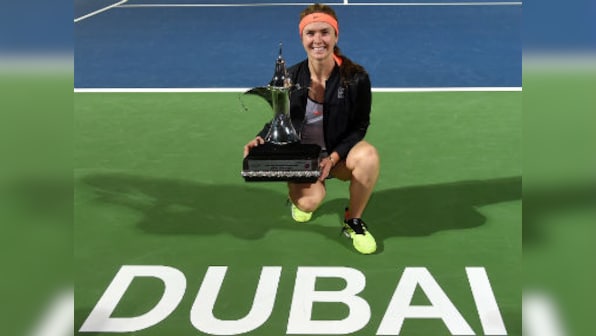 Dubai Tennis Championships: Elina Svitolina beats Caroline Wozniacki in rain-affected final