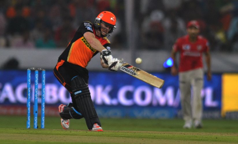Eoin Morgan plays a shot during the 2016 Indian Premier League. AFP