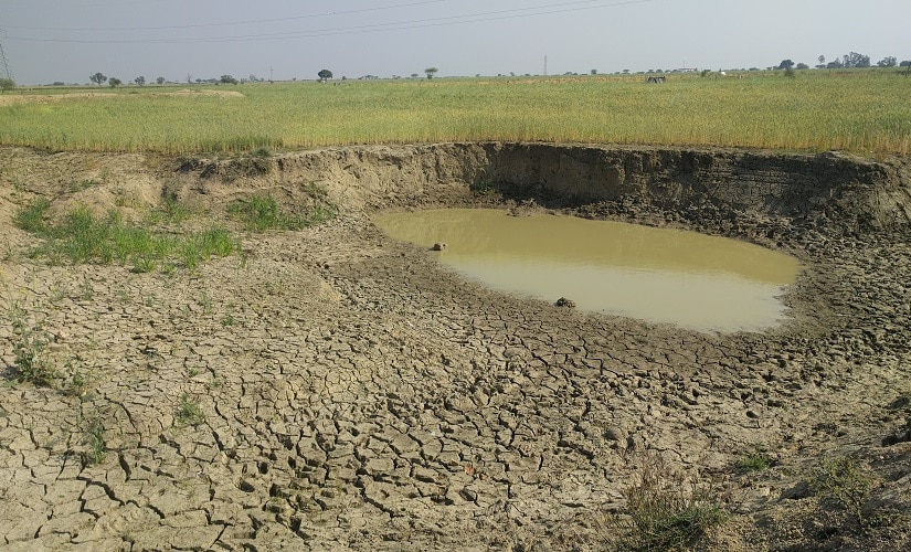Hamirpur Pits dug in fields in te name of ponds