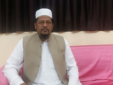 Islamic cleric Maulana Tahir Qasmi speaks on Muslim education. Firstpost/Tufail Ahmad