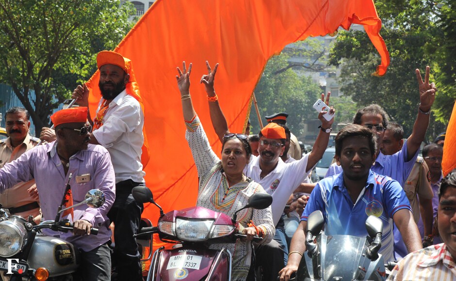 The victory will come in handy for Shiv Sena to leverage itself in a better manner while negotiating with the BJP in state and Central politics. Sachin Gokhale/Firstpost The victory will come in handy for Shiv Sena to leverage itself in a better manner while negotiating with the BJP in state and Central politics. Sachin Gokhale/Firstpost
