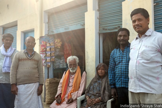Iklakh Ahmed, second from the right, said he will move his daughter from the government school in Fattepur village, Mirzapur district, to a private school. “Children don’t learn much in the government school,” he said.
