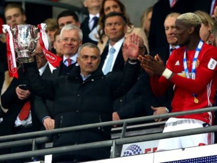 League Cup: Jose Mourinho overcome with emotion after Manchester United's triumph