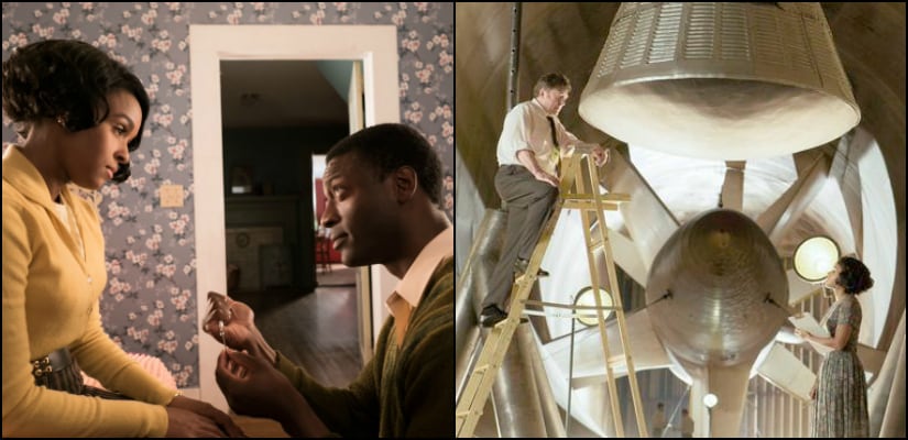 Janelle Monae portrays Mary Jackson, Aldis Hodge portrays her husband Levi; Oleg Krupa plays Zalinski, Jackson's boss Image Courtesy: Youtube