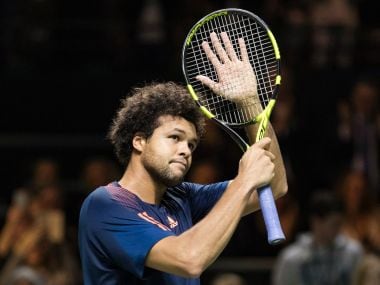 Jo-Wilfried Tsonga powered into the final with his 400th career win. Image courtesy: Twitter/@abnamrowtt