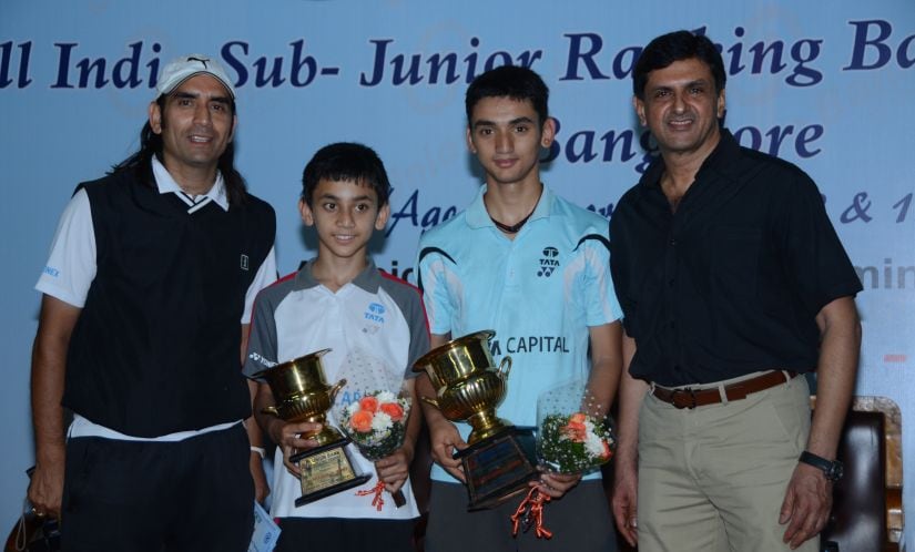 Lakshya Sen at the All-India Sub-Junior Ranking Badminton Tournament. Firstpost/Shirish Nadkarni