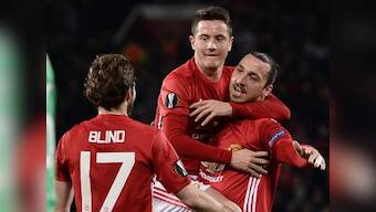 Europa League: Zlatan Ibrahimovic scores hat-trick in Manchester United win, Tottenham lose 1st leg