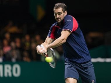 Marin Cilic beat Benoit Paire 5-7, 6-3, 6-2. Image courtesy: Twitter/@abnamrowtt