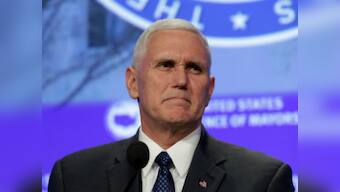 Mike Pence visits American Samoa: US vice-president cites challenging times to troops