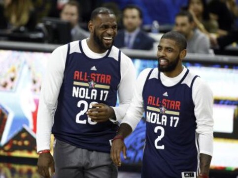 Cavaliers' James, Irving and Warriors' Durant, Curry selected to start NBA  All-Star Game 2017