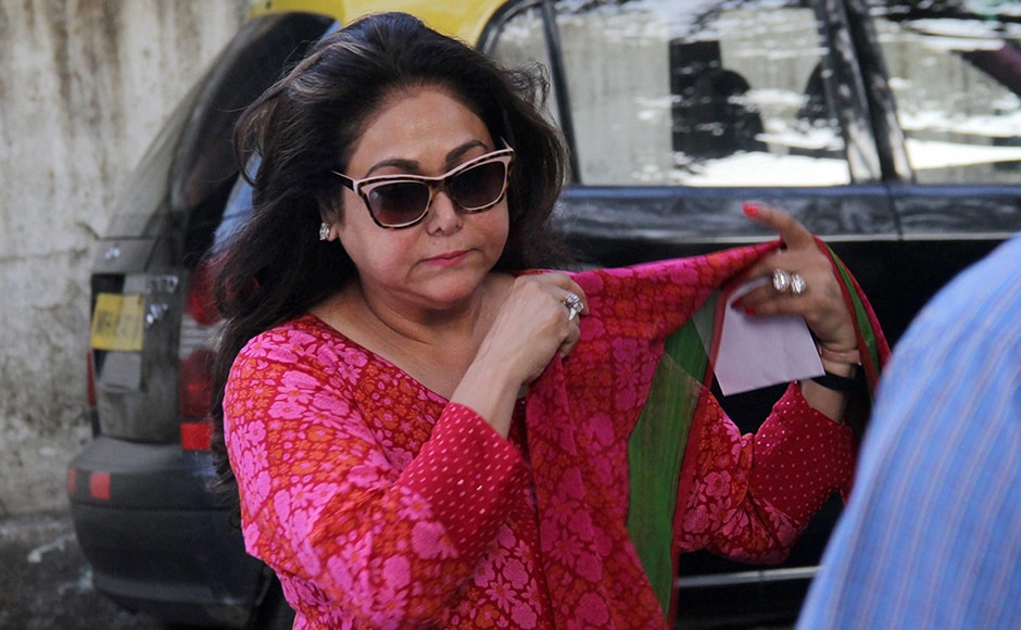 Tina Ambani arrives at Dunn's Institute to cast her vote for the Mumbai Corporation Election in Mumbai on Tuesday. PTI Tina Ambani arrives at Dunn's Institute to cast her vote for the Mumbai Corporation Election in Mumbai on Tuesday. PTI