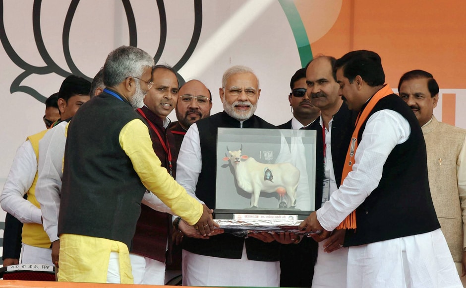 When Akhilesh became the chief minister, being young and educated, people had hopes from him. But he not just disappointed them, rather destroyed the state, Modi said in the rally. PTI When Akhilesh became the chief minister, being young and educated, people had hopes from him. But he not just disappointed them, rather destroyed the state, Modi said in the rally. PTI