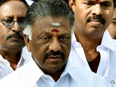 CM O Panneerselvam. PTI