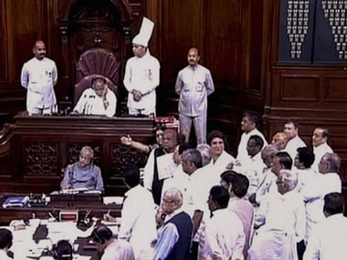 A file photo of the Rajya Sabha. PTI