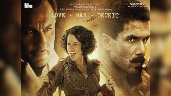 Rangoon quick review: Kangana Ranaut as the 1940s star Julia is easily the best part of this film