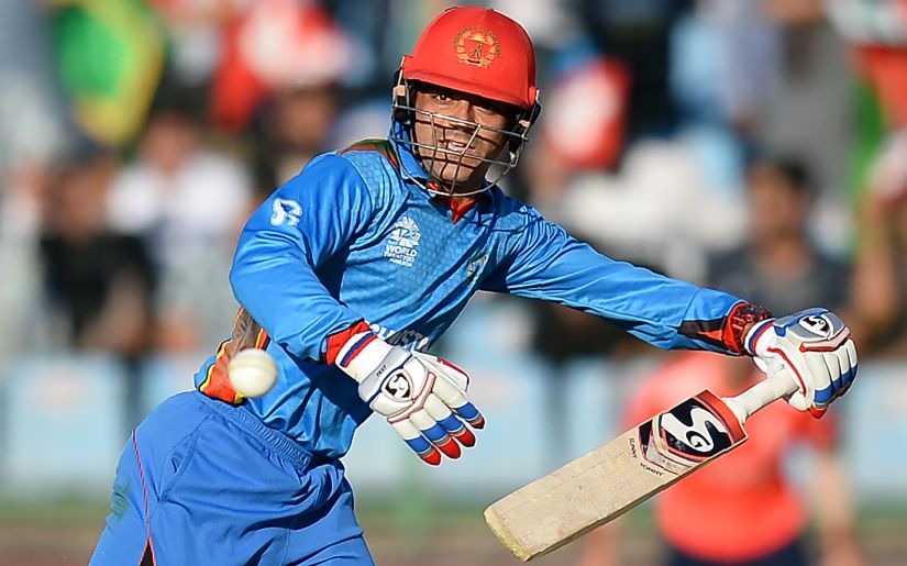 Afghanistan's batsman Rashid Khan. AFP
